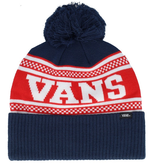 Vans - Check Beanie Dress Blues Pom