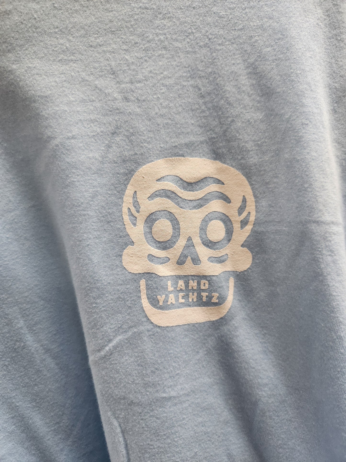 Landyachtz - Long Sleeve Skull Blue/White