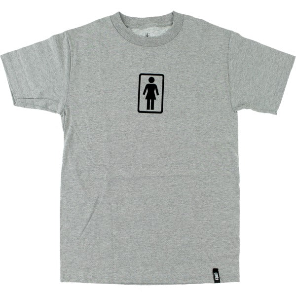 Girl - OG Heather Grey / Black Men's Short Sleeve T-Shirt