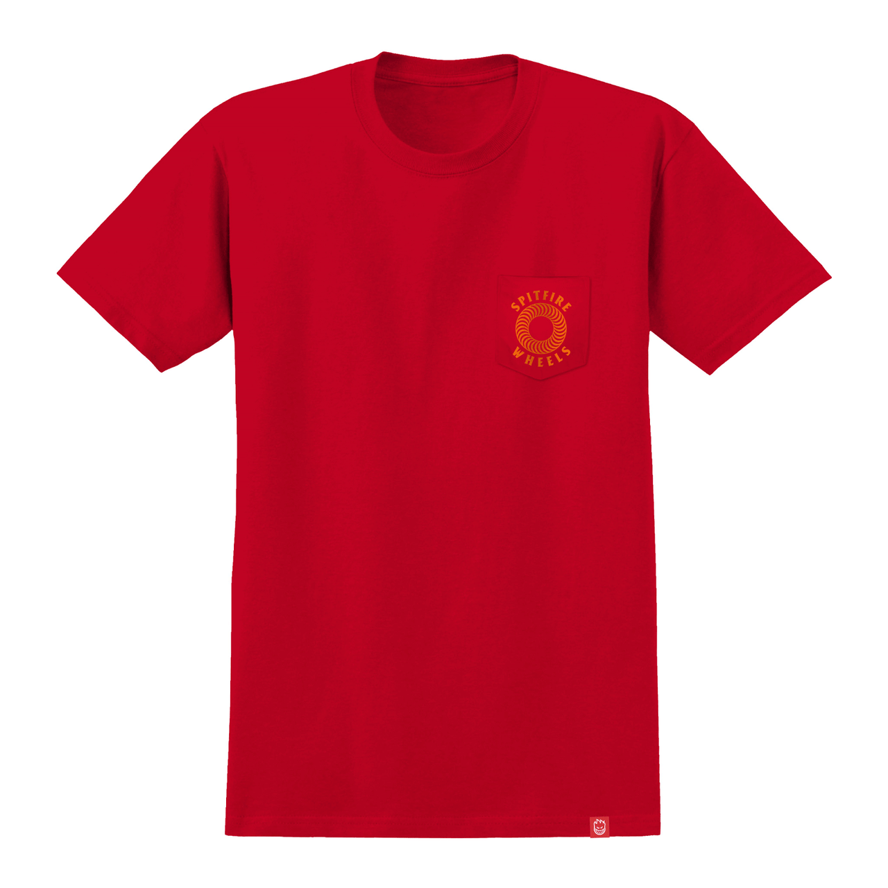 Spitfire - Shirt Hollow Classic Pocket Red/Orange