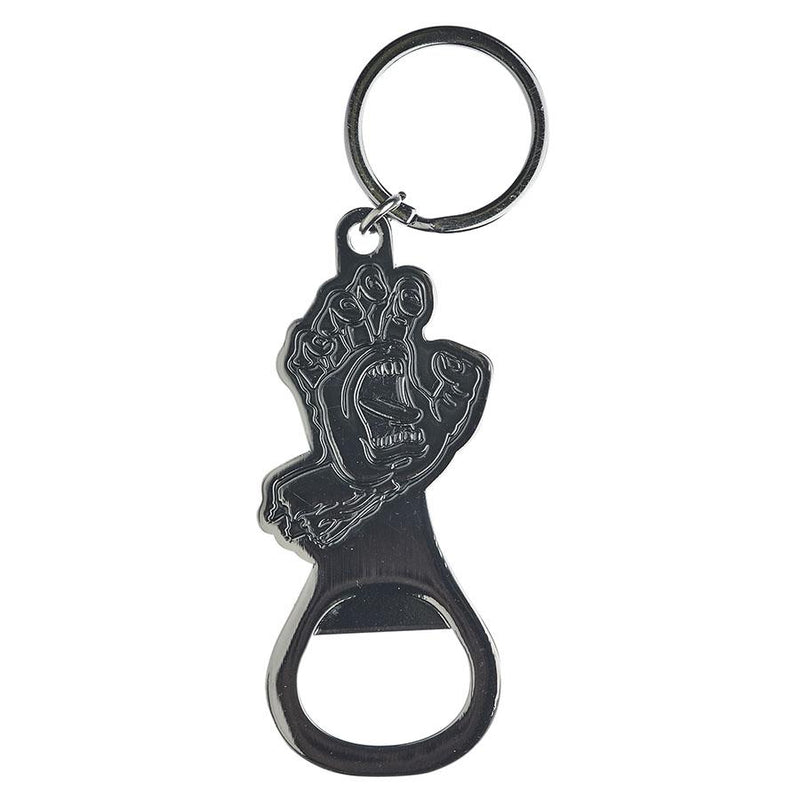 Santa Cruz - Screaming Hand Bottle Opener Key Chain Stainless