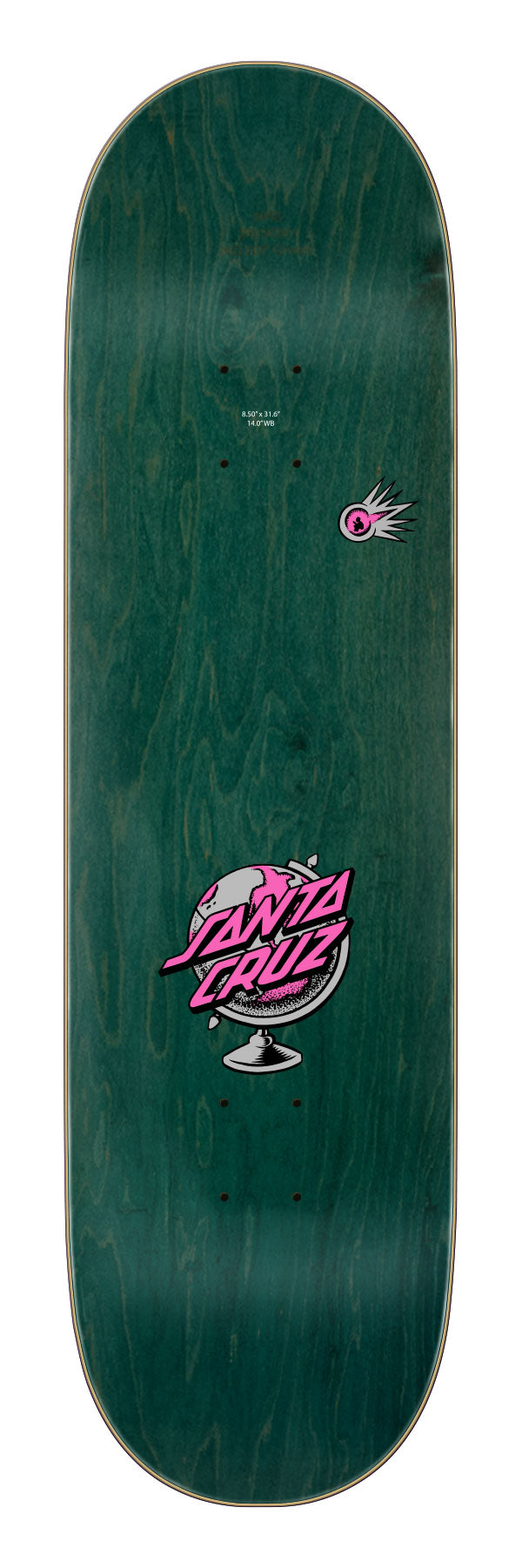 Santa Cruz - 8.50in Knibbs Cryptic Skateboard Deck