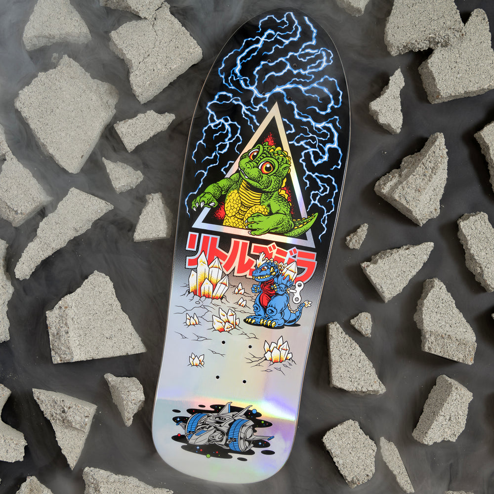 Santa Cruz - 9.89in Godzilla Jr. Natas Skateboard Deck