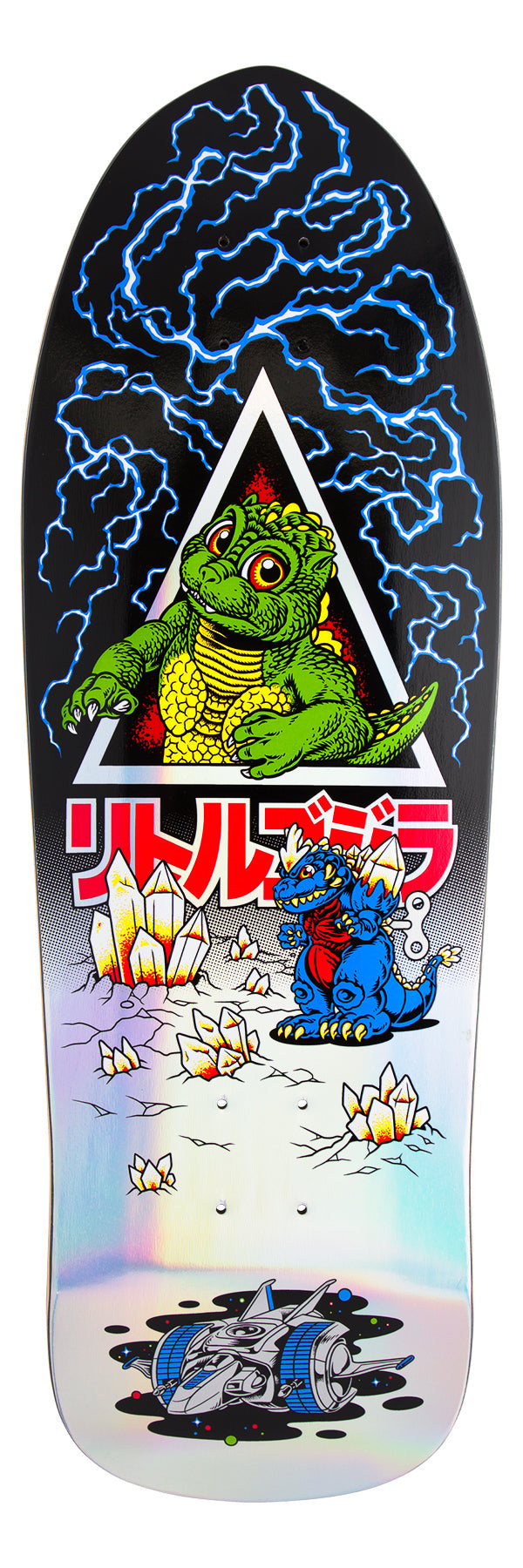 Santa Cruz - 9.89in Godzilla Jr. Natas Skateboard Deck