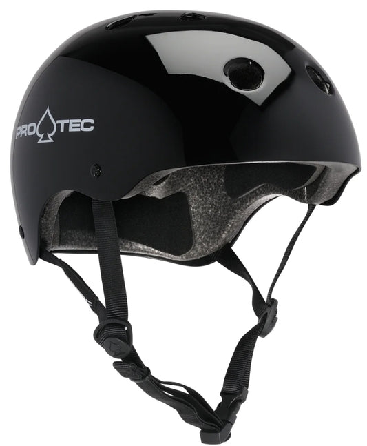 PRO-TEC - CLASSIC CERTIFIED GLOSS BLACK HELMET