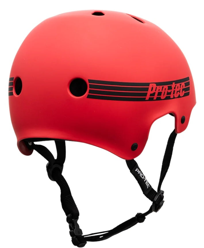PRO-TEC - OLD SCHOOL SKATE HELMET - MATTE RED