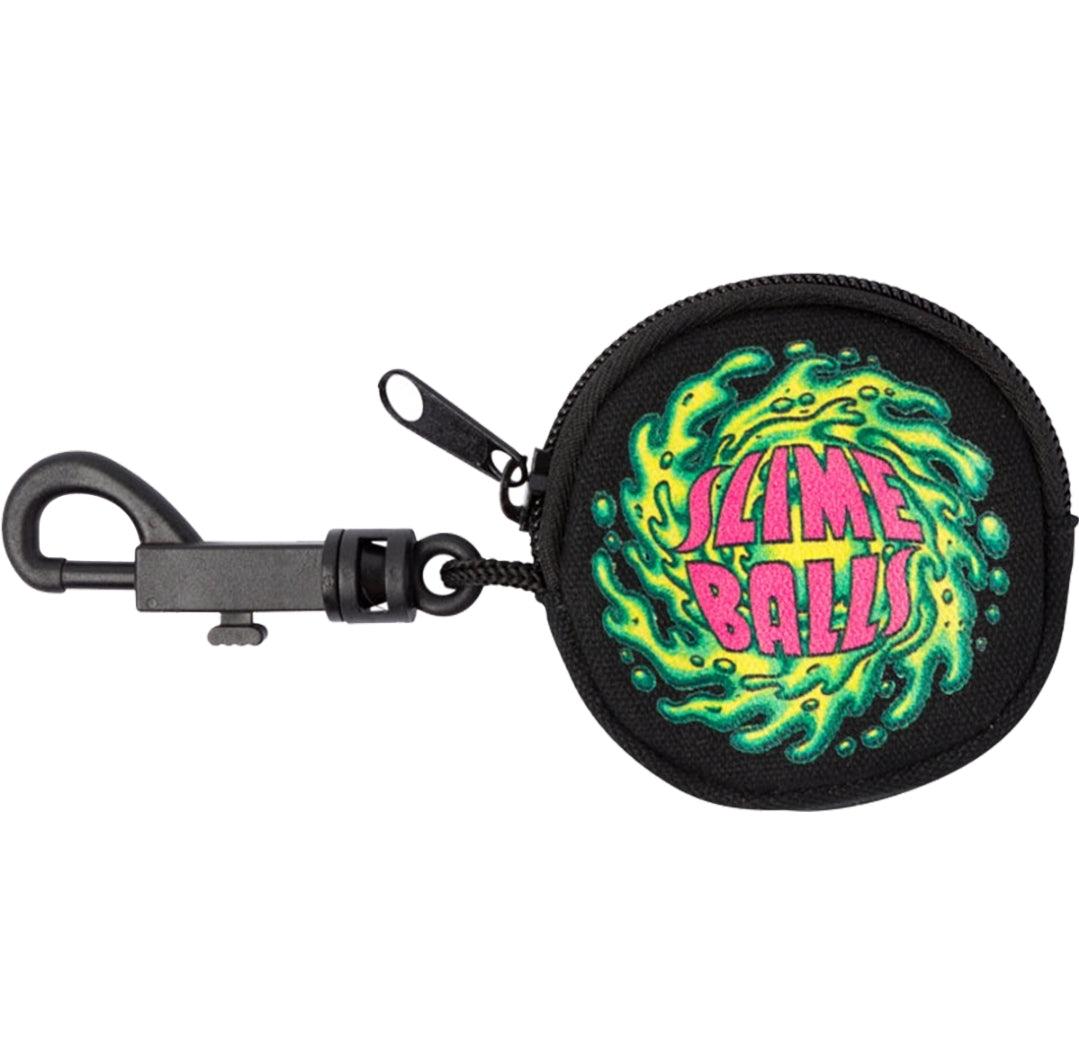 SLIME BALLS - SB LOGO COIN CASE BLACK