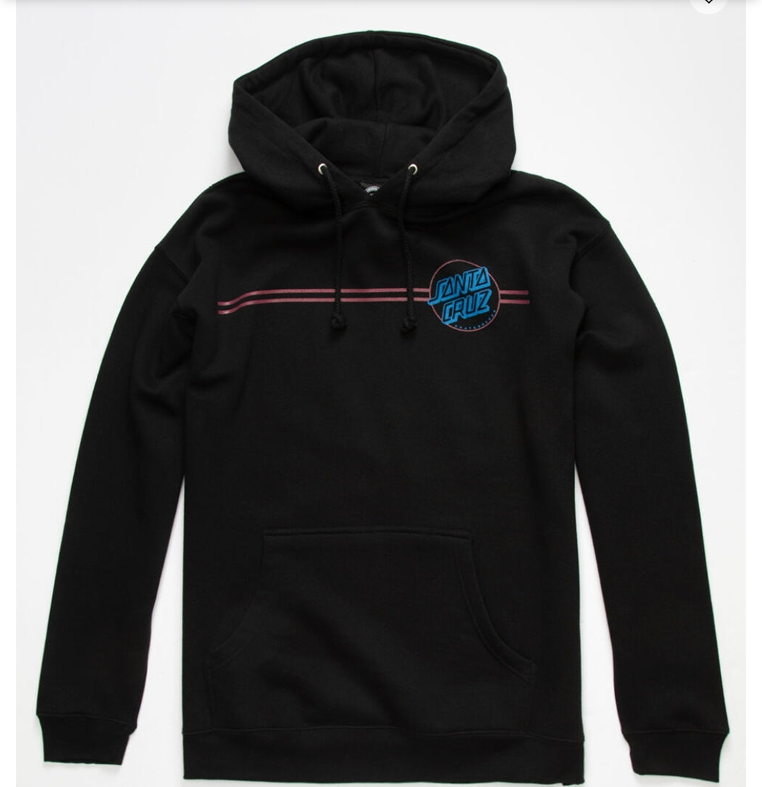 Santa Cruz - Foliage Dot Black Hoodie