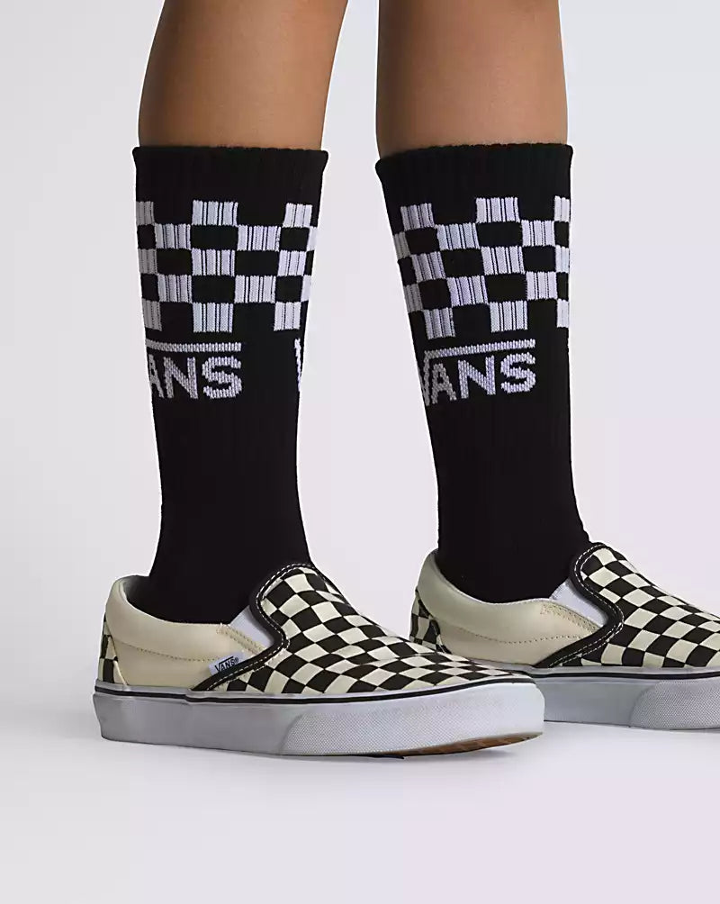 Vans - Drop V Classic Check Crew Socks 3-Pack Sizes 10-13.5