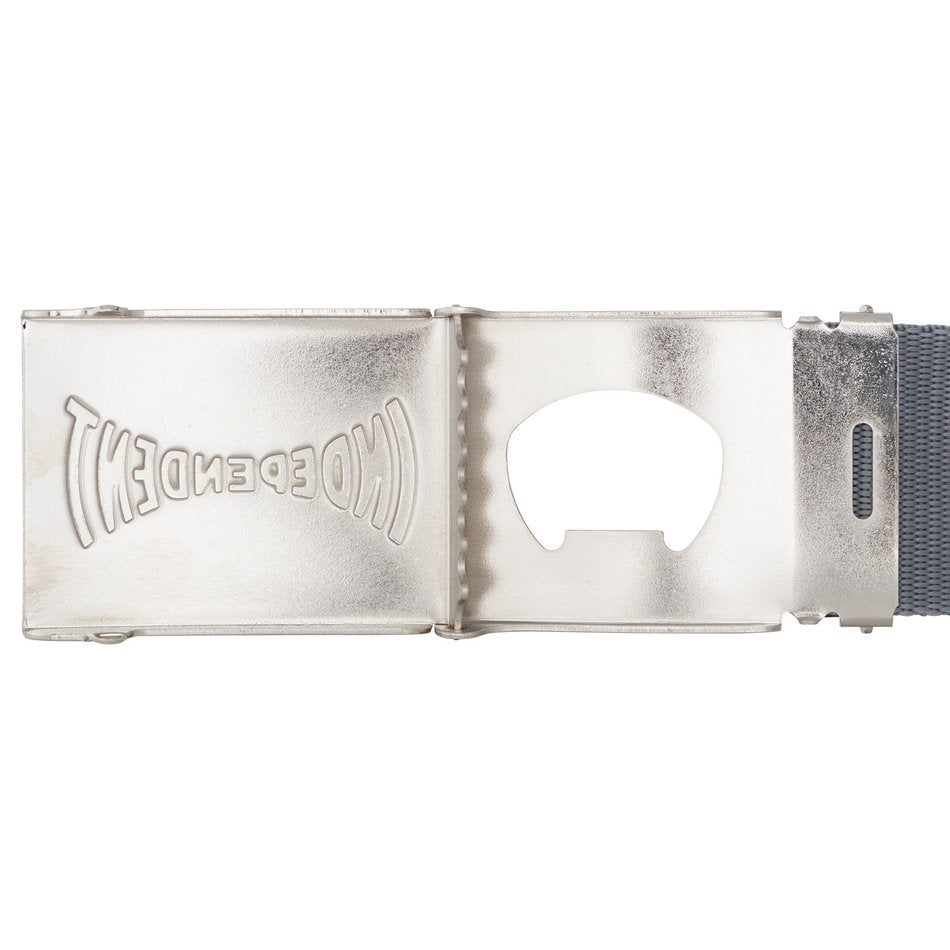 INDEPENDENT - SPAN WEB BELT CHARCOAL