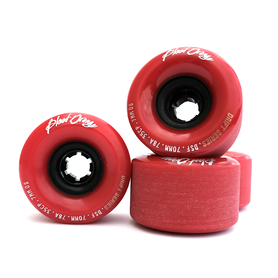 Blood Orange - Drift Delinquents 78A Longboard Wheels - Oxblood - 70mm
