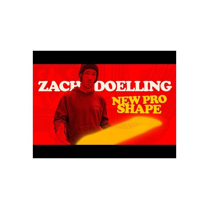 Powell Peralta - Pro Zach Doelling Archer FLIGHT® Skateboard Deck Gold Foil - Shape 313 - 8.30 x 31.61