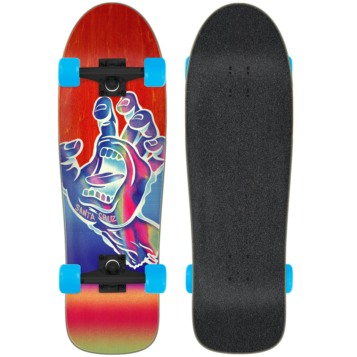 Santa Cruz - Iridescent Hand Cruzer Skateboard