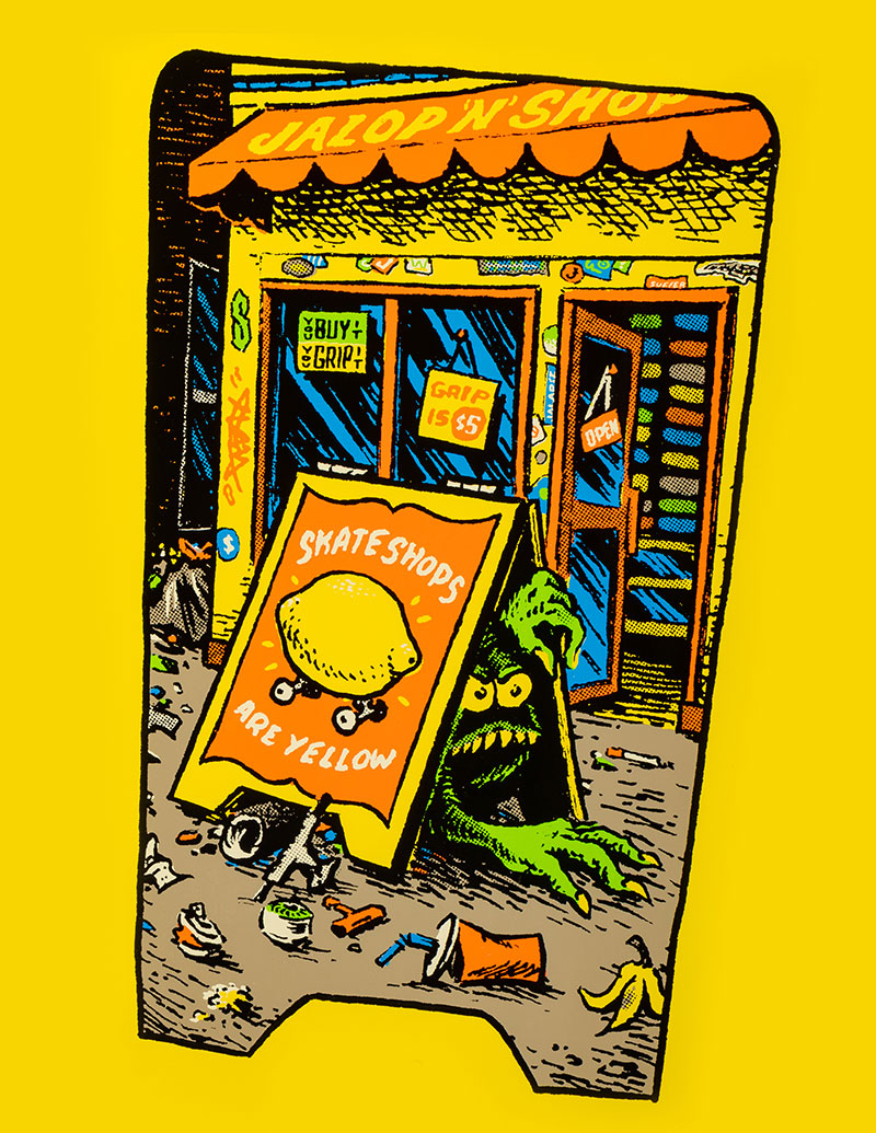 Anti Hero - Jalopi Skate Co. Shop Lurker Capsule* - Deck - Skate Shop Day 2026