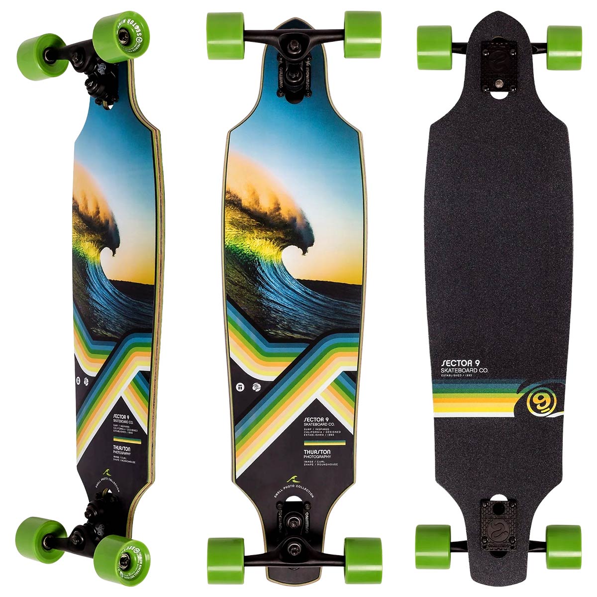 Sector 9 - Roundhouse Roll Longboard 34"x8.85"