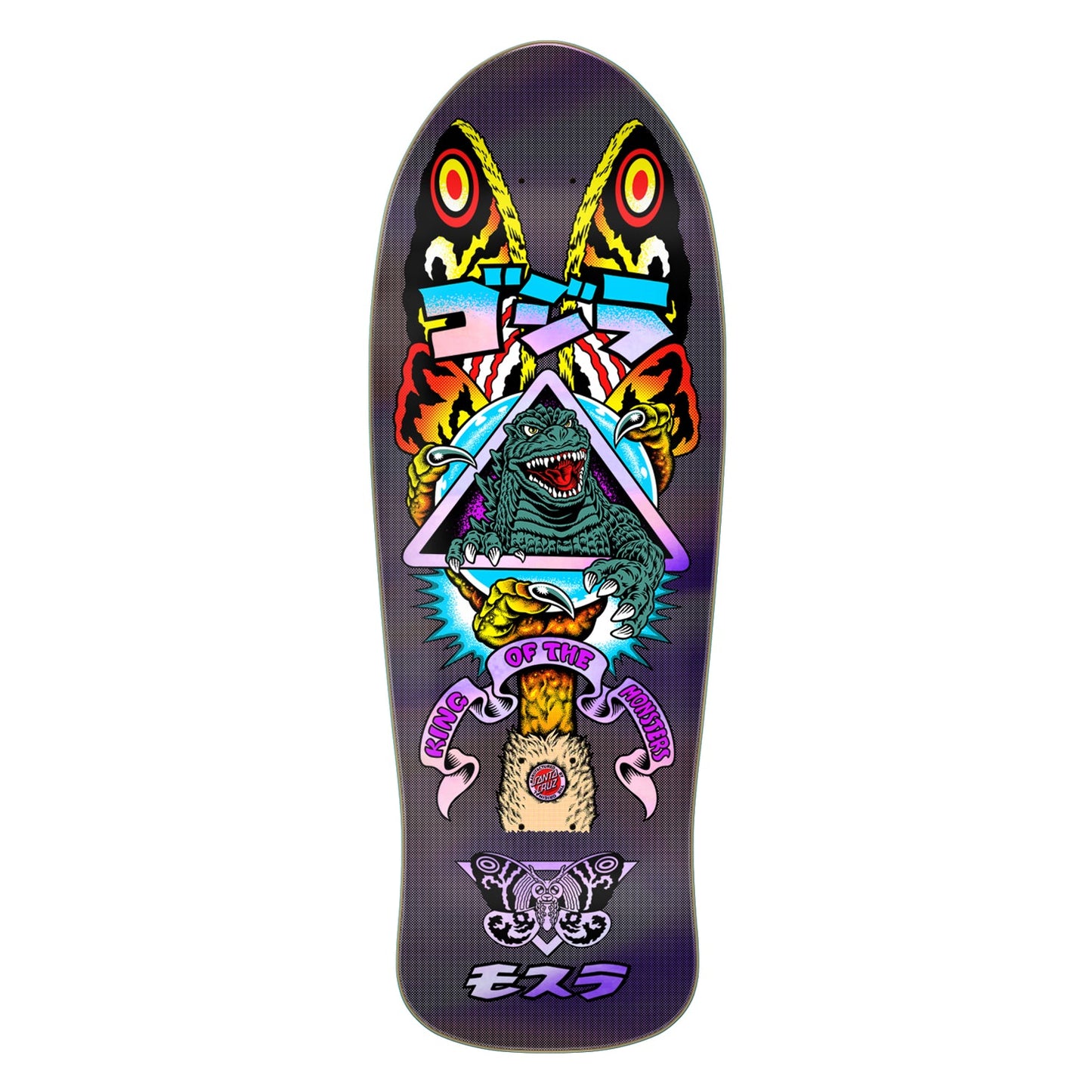 Santa Cruz - 10.538in Godzilla Mothra Natas Skateboard Deck