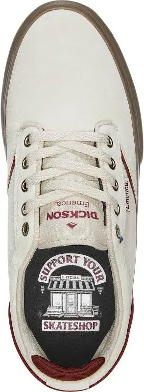 Emerica Dickson Skateshop Day White/Red/Gum