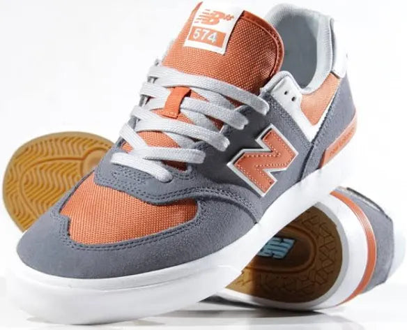 NB Numeric - 574 Vulc Grey/Orange