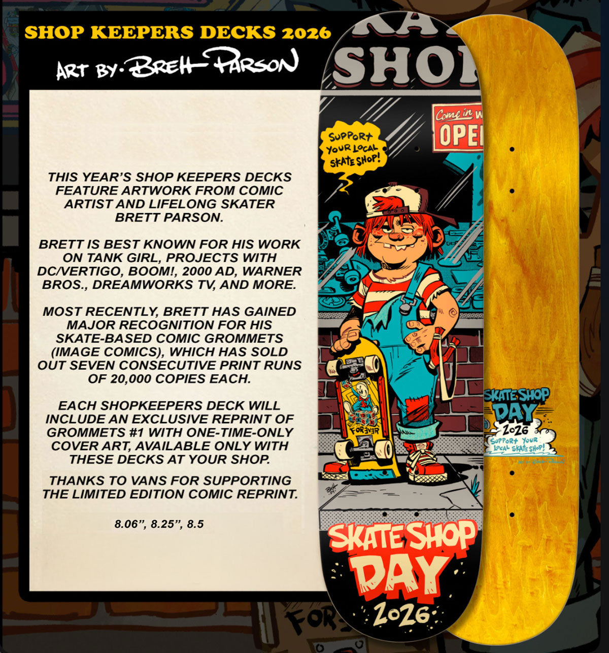 DLXSF - Skate Shop Day 2026 Shopkeepers Deck