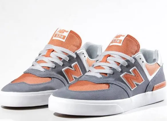 NB Numeric - 574 Vulc Grey/Orange
