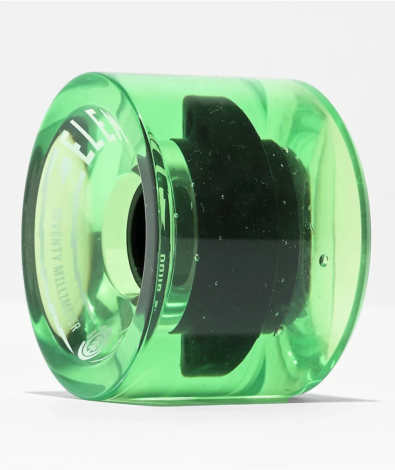Element - Rasta 70mm 78a Red, Yellow, Black & Green Cruiser Wheels