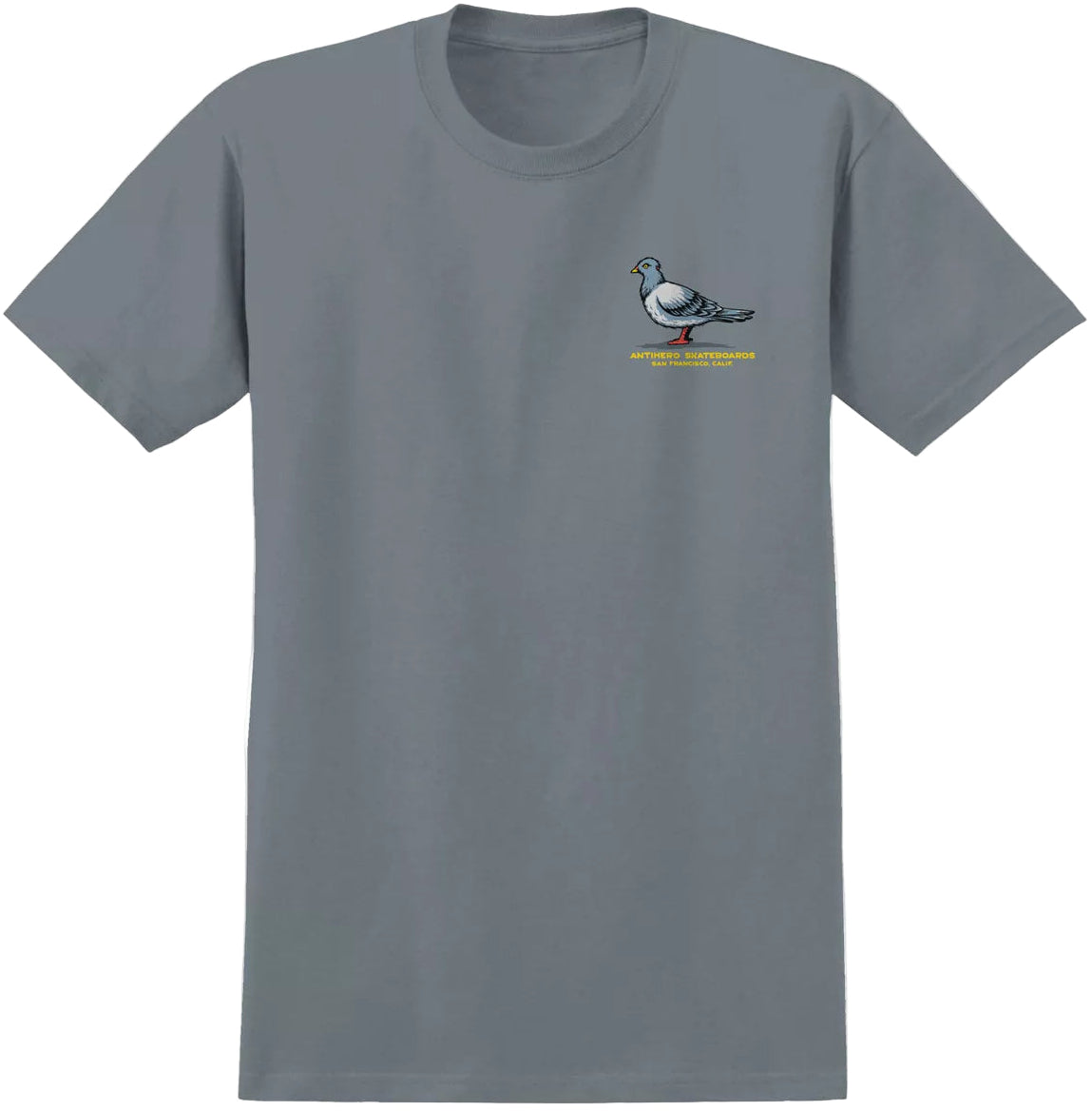 Anti Hero - Skateboards Shirt Team Pigeon Granite (Garment Dye)