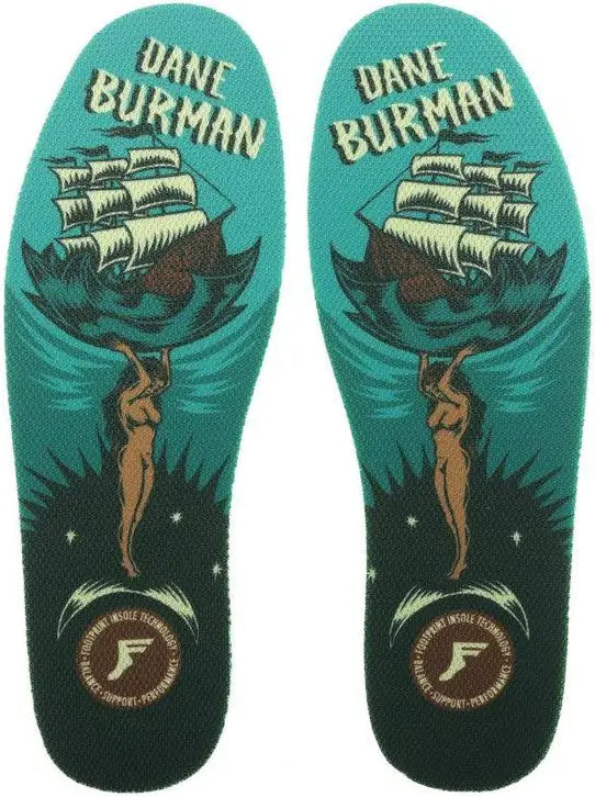 Footprint - Dane Burman Atlas - Hi Profile Kingfoam Shoes Insoles