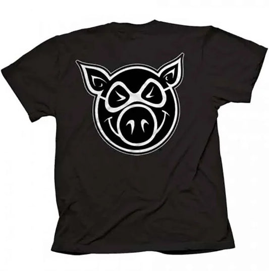 Pig - Front and Back Head T-Shirt