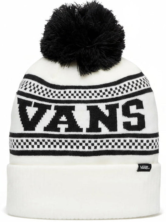 Vans - Check Pom Beanie Marshmallow