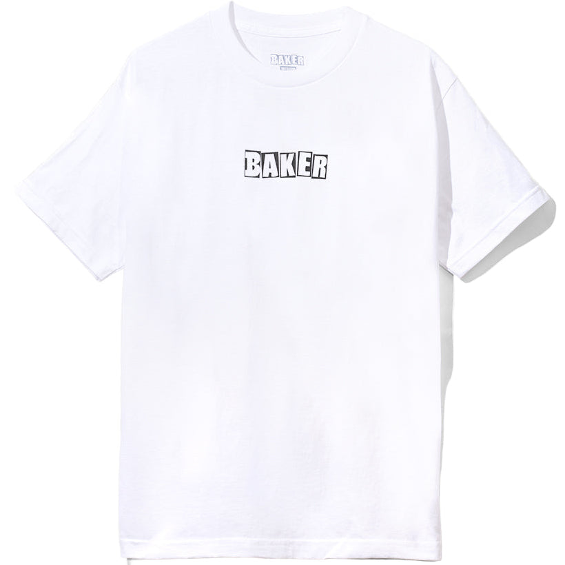 BAKER - BRAND LOGO TEE WHITE BLACK LETTERS
