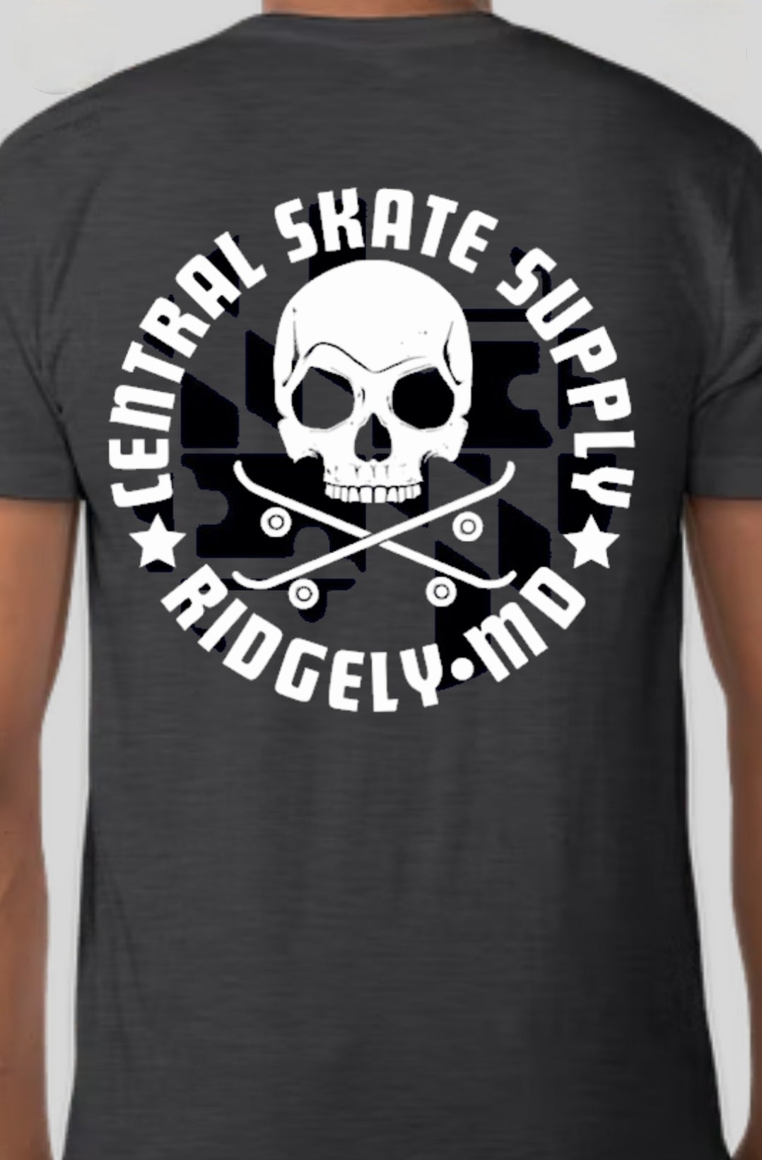 Central Skate Supply Shop shirt w/ MD Flag
