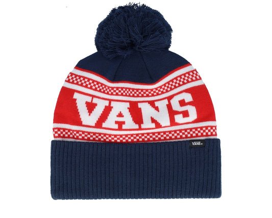 Vans - Check Beanie Dress Blues Pom