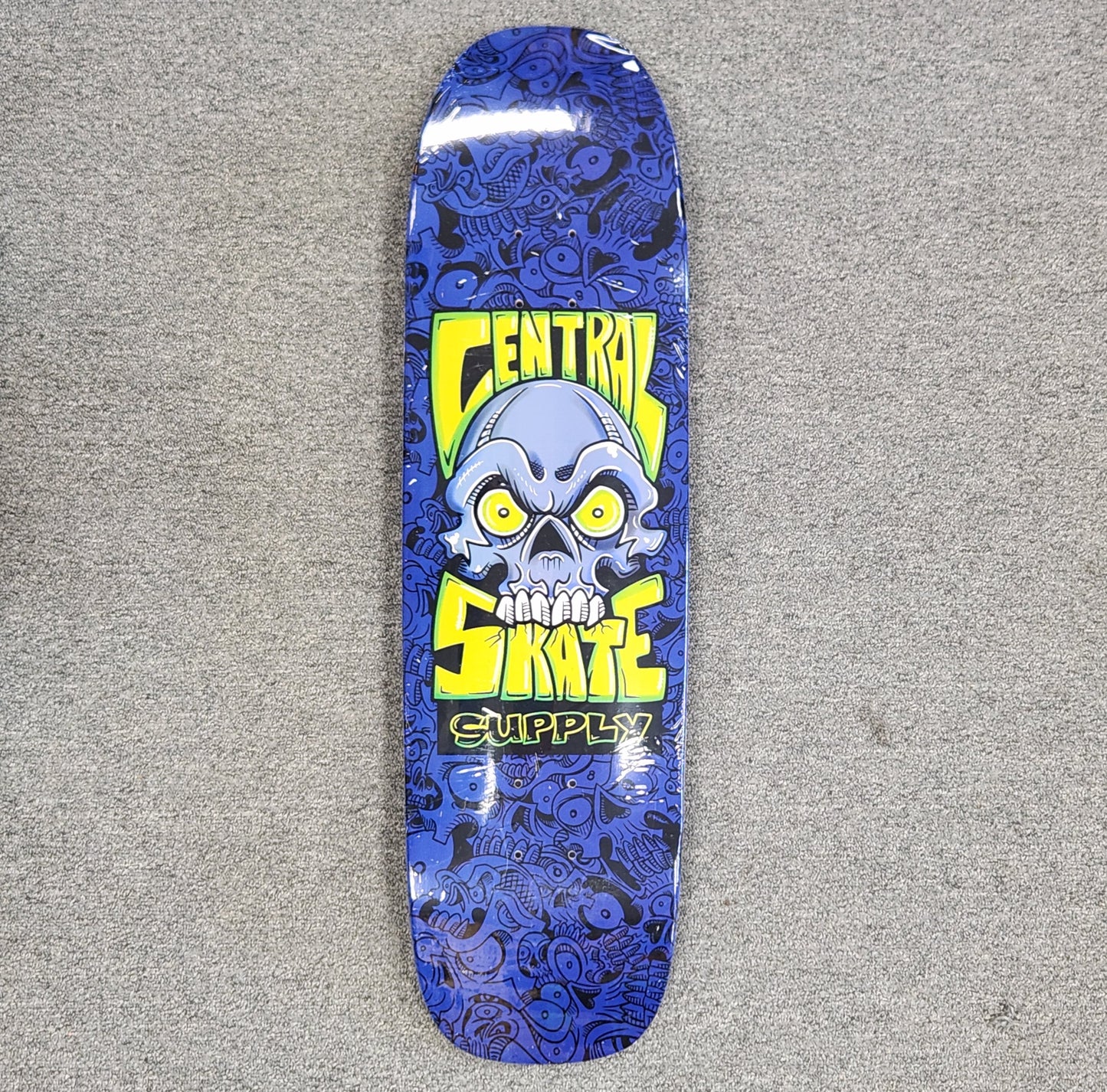 Central Skate Supply "BD Skullz" Shop Deck (Blue)
