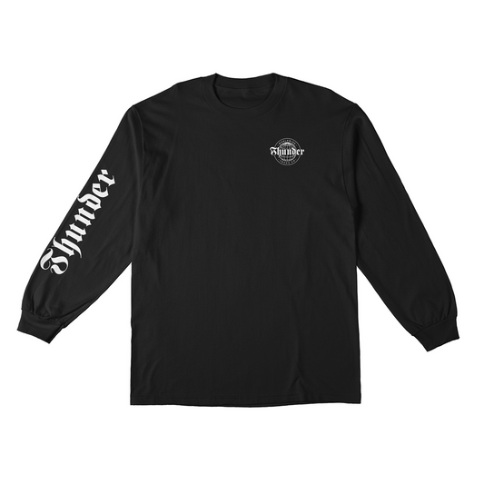 Thunder - Longsleeve Shirt Worldwide Script Sleeve Black