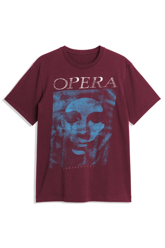 Opera - Mask Vintage S/S Premium t shirt - Sport Dark Maroon