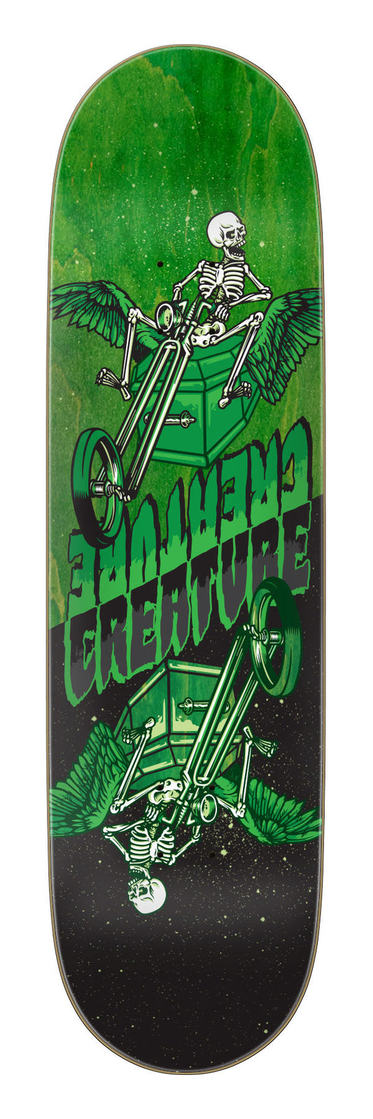 Creature - 8.60in Fiend Twins Large Twin Tip Birch Skateboard Deck