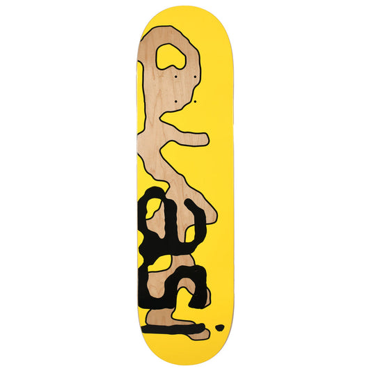 Quasi - 8.375 Lowercase Yellow Twin Tail 31.75" WB 14.25" Skateboard Deck