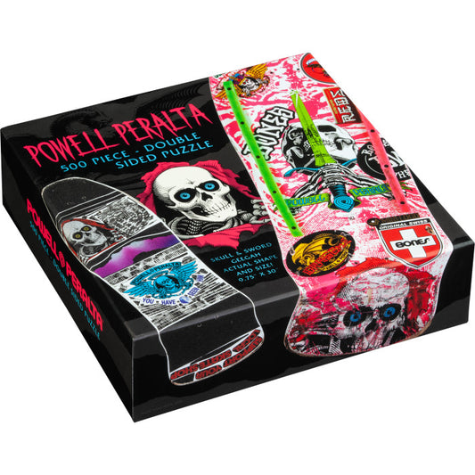 Powell Peralta - Puzzle Skull & Sword GeeGah Pink