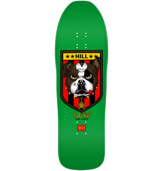 Powell Peralta - 10.0 x 31.5" Frankie Hill Green Bulldog Reissue Skateboard Deck