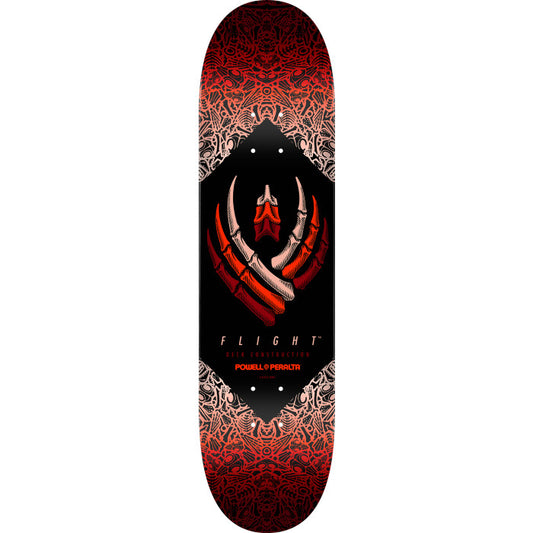 Powell Peralta - Bones FLIGHT® Skateboard Deck Red - 8.25 x 31.95