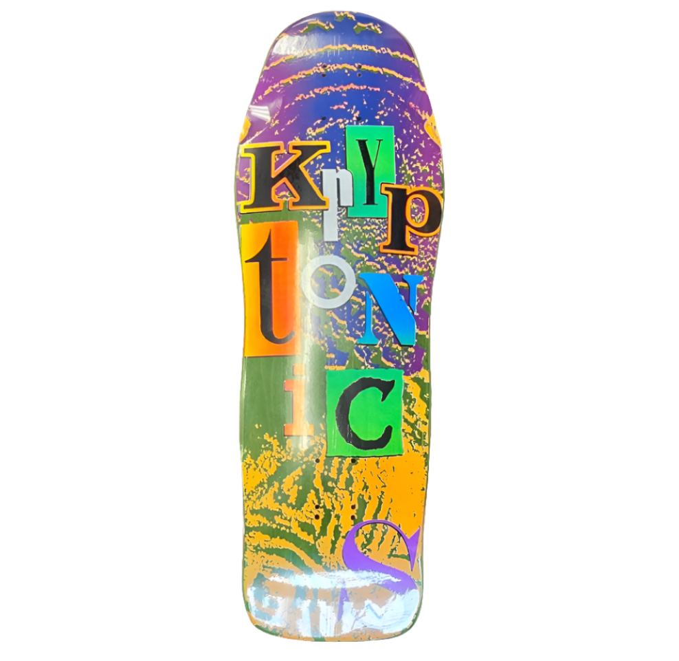 Kryptonics - Footprint LIMITED EDITION Deck 10.1"x30" HAND PAINTED (1 of 2) × 1