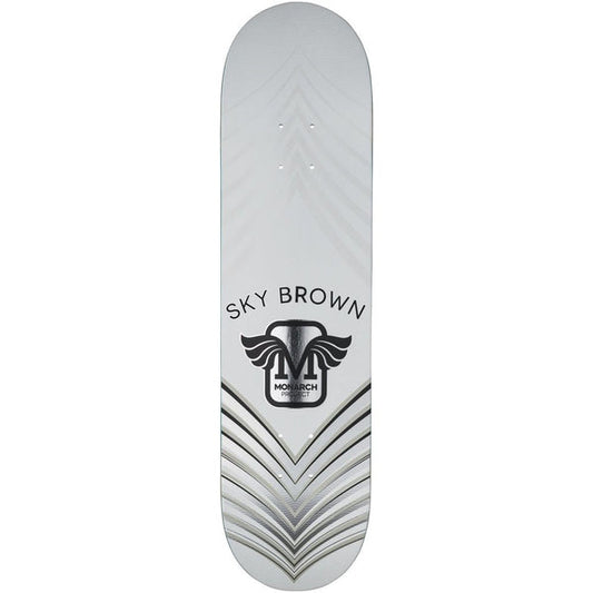 Monarch Project - 8.0 Sky Brown Horus Metallic R7 Skateboard Deck