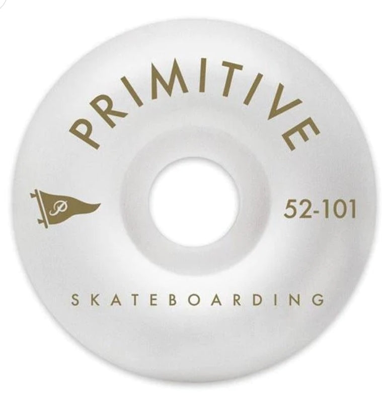 Primitive - 52mm Gold Pennant Arch 101a Skateboard Wheels