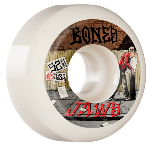 Bones - Aaron "Jaws" Homoki STF V5 Down 4 Life Natural Skateboard Wheels - 52mm 103a