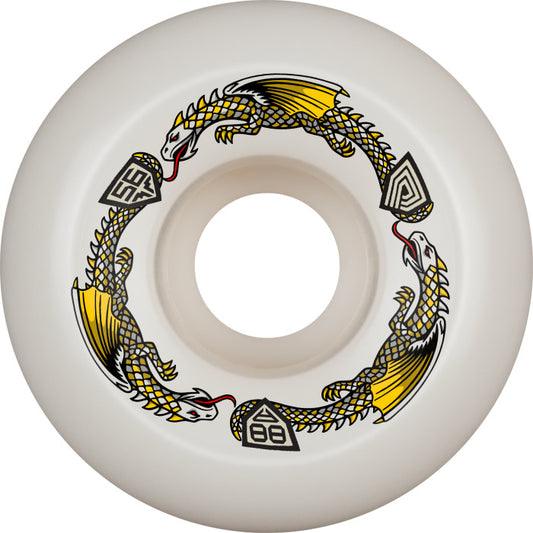 Powell Peralta Dragon Formula Skateboard Wheels 56mm x 40mm 88A 4pk