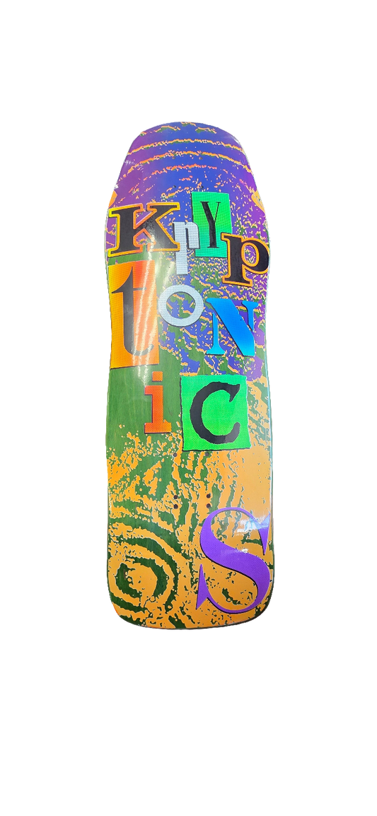 Kryptonics - Footprint LIMITED EDITION Deck 10.1"x30" HAND PAINTED (1 of 2) × 1