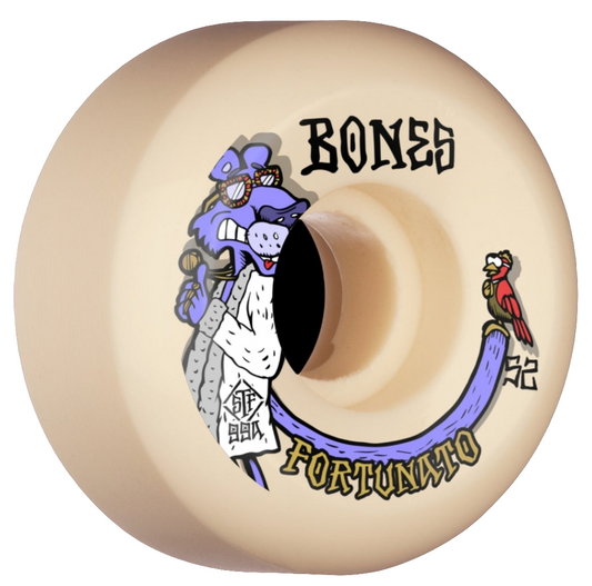BONES - PRO STF SKATEBOARD WHEELS FORTUNATO PIMPIN 52MM V5 SIDECUT 99A