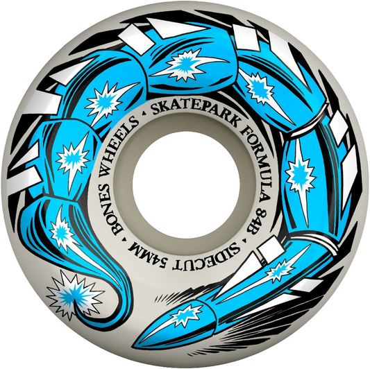 BONES - SPF Skateboard Wheels SCORPEEDO 54 P5 SIDECUT SKATEPARK FORMULA 84B 4K