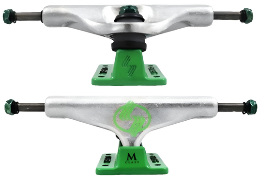 Silver - M Class Hollow Trucks Green/Silver