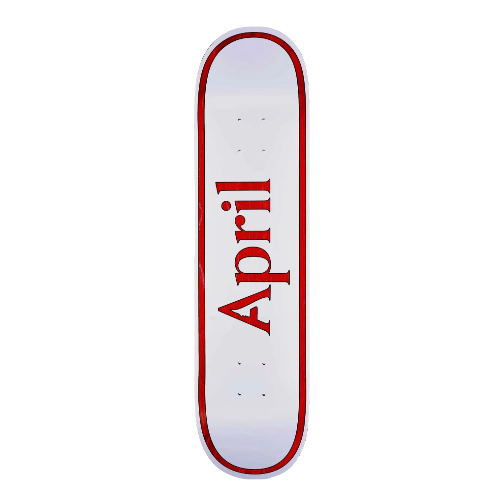 April - White OG Logo Deck
